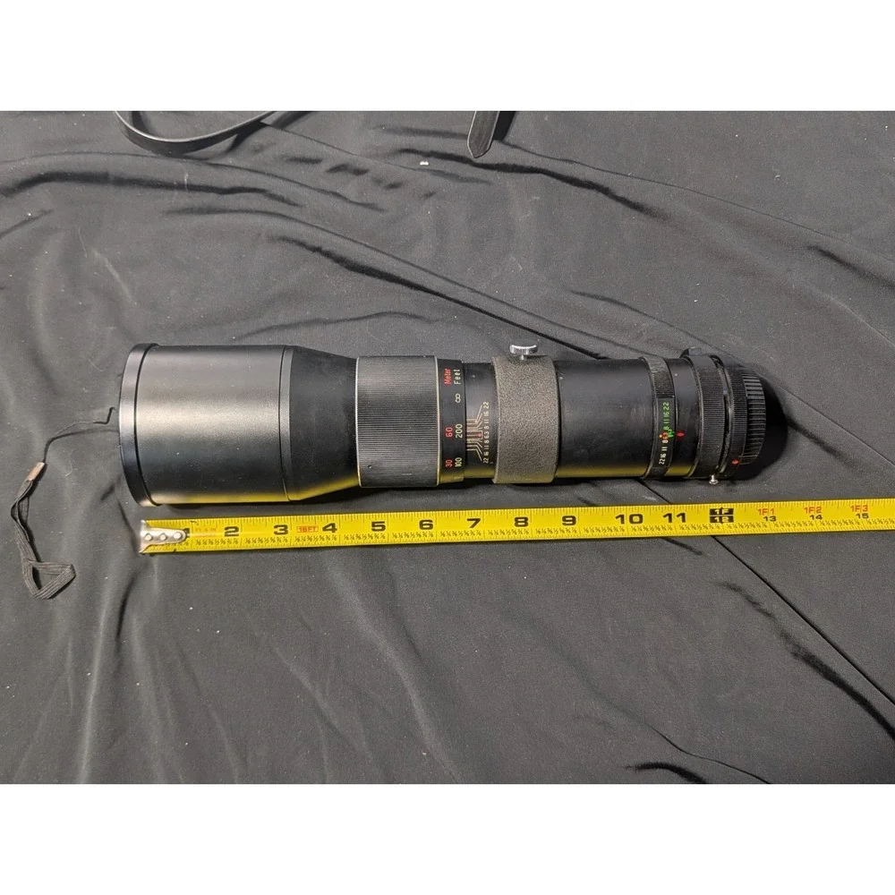 Vintage Vivitar 400mm 1:6.3 Auto Telephoto Lens -‎ Manual Focus w/ Case